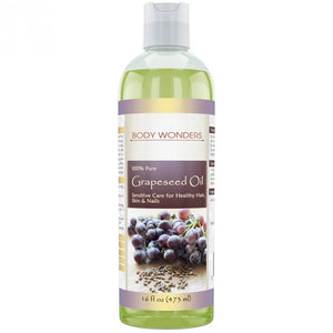 Body Wonders Grapeseed Oil | 16 Fl. Oz (473 ml) | 100% Pure