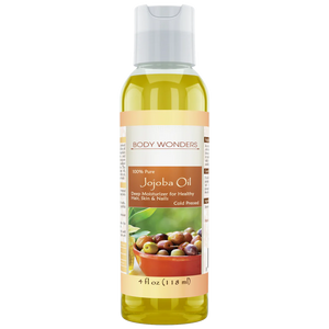 Body Wonders Jojoba Oil | 4 Fl. Oz (118 ml) | 100% Pure & Cold-Pressed