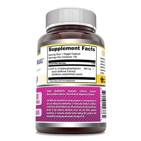 Image of Amazing Formulas 5-HTP | 200 Mg | 120 Veggie Capsules