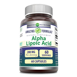 Amazing Formulas Alpha Lipoic Acid | 200 Mg | 60 Capsules