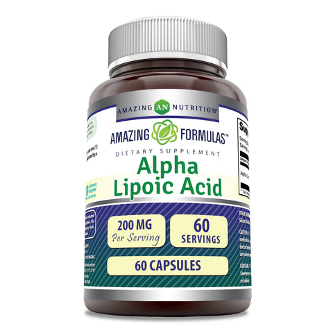 Image of Amazing Formulas Alpha Lipoic Acid | 200 Mg | 60 Capsules
