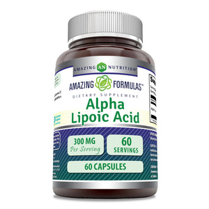 Amazing Formulas Alpha Lipoic Acid | 300 Mg | 60 Capsules