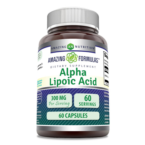 Image of Amazing Formulas Alpha Lipoic Acid | 300 Mg | 60 Capsules