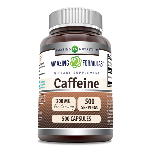 Image of Amazing Formulas Caffeine | 200 Mg | 500 Capsules