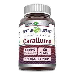 Amazing Formulas Caralluma | 1000 Mg per Serving | 120 Veggie Capsules