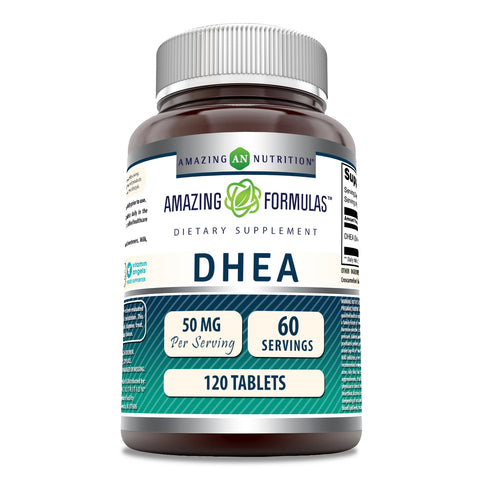 Image of Amazing Formulas DHEA | 50 Mg Per Serving | 120 Tablets
