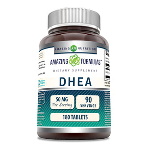 Amazing Formulas DHEA | 50 Mg | 180 Tablets