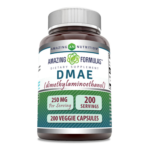 Image of Amazing Formulas DMAE | 250 Mg | 200 Veggie Capsules