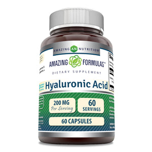 Amazing Formulas Hyaluronic Acid | 200 Mg | 60 Capsules