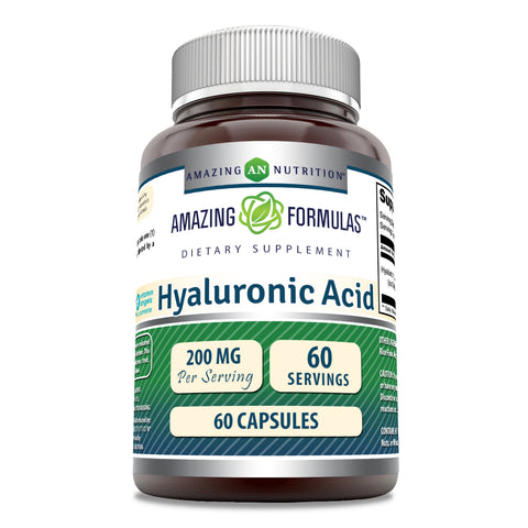 Image of Amazing Formulas Hyaluronic Acid | 200 Mg | 60 Capsules