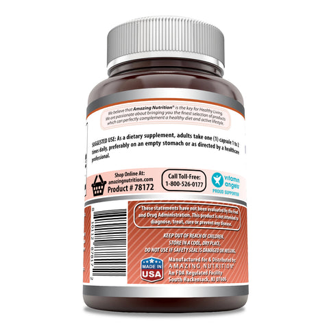 Image of Amazing Formulas L-Lysine Amino Acid Supplement | 500 Mg | 120 Capsules