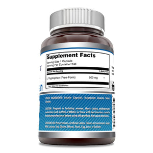 Amazing Formulas L-Tryptophan | 500 Mg | 240 Capsules