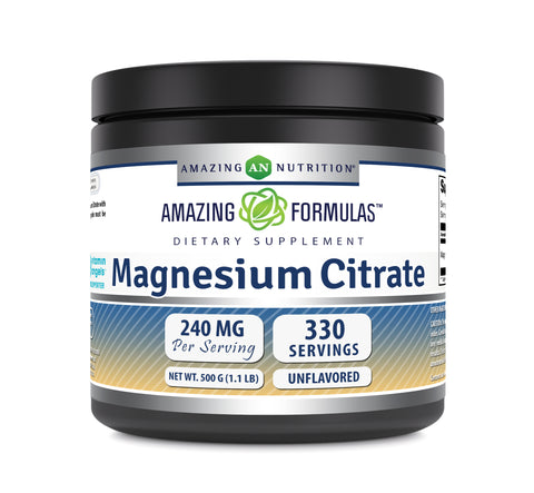 Image of Amazing Formulas Magnesium Citrate | 240 Mg Per Serving | 330 Servings Powder