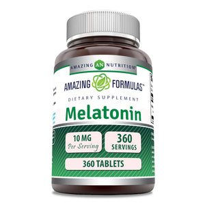 Amazing Formulas Melatonin | 10 Mg | 360 Tablets