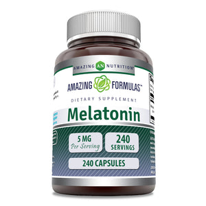 Amazing Formulas Melatonin | 5 Mg | 240 Capsules