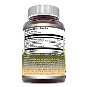 Amazing Formulas Oregano Ginger & Fennel | 120 Softgels