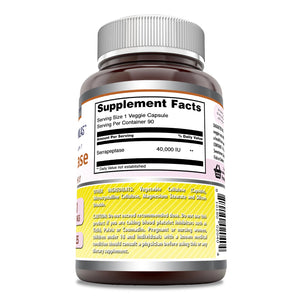 Amazing Formulas Serrapeptase | 40000 IU | 90 Veggie Capsules