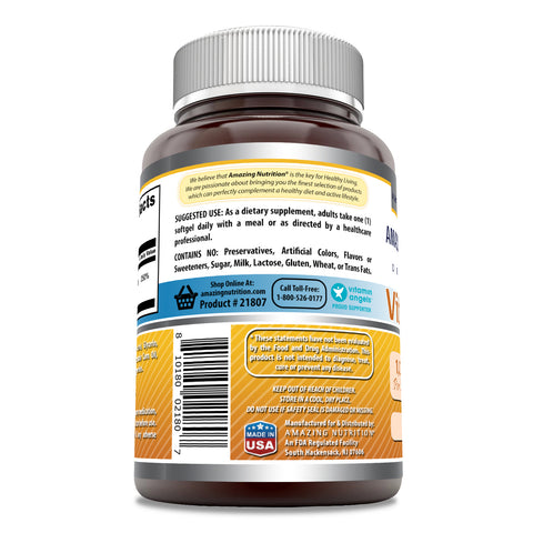 Image of Amazing Formulas Vitamin D3 | 1000 IU | 240 Softgels