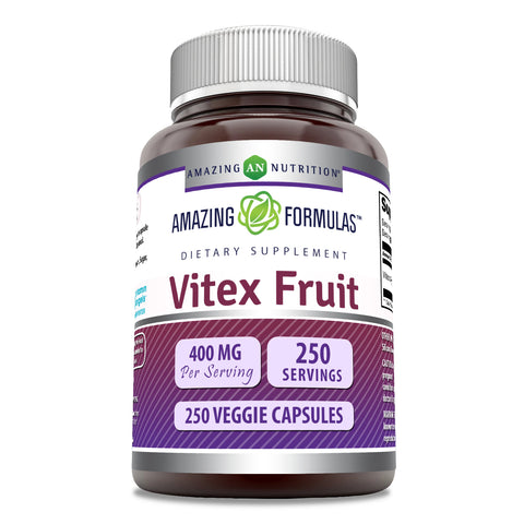 Image of Amazing Formulas Vitex Fruit | 400 Mg | 250 Capsules