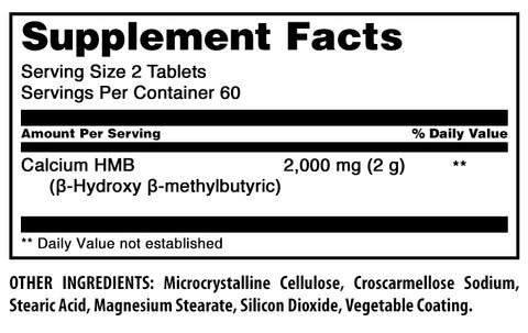 Image of Amazing Formulas HMB | 2000 Mg Per Serving | 120 Tablets