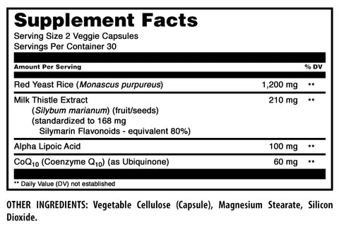 Image of Amazing Formulas Red Yeast Rice Complex | 1570 Mg Per Serving | 60 Veggie Capsules