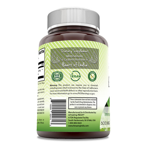 Image of Amazing India Guduchi | 500 Mg | 60 Veggie Capsules