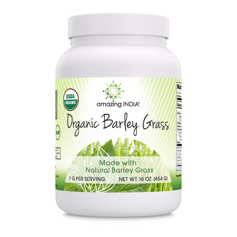 Image of Amazing India Barley Grass | USDA Organic | 16 Oz Powder | 7 Grams Per Serving