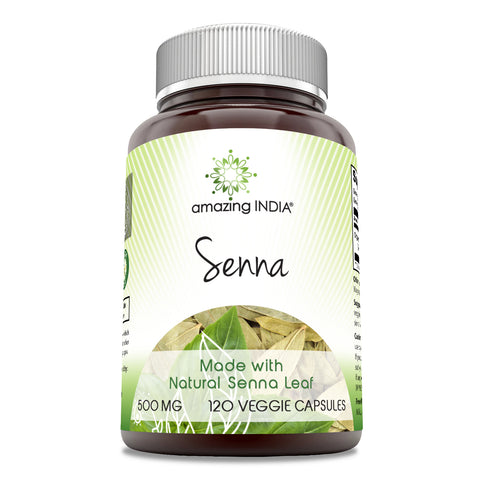 Image of Amazing India Senna | 500 Mg | 120 Veggie Capsules