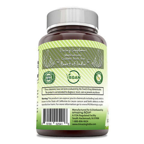 Image of Amazing India Turmeric | 500 Mg | 120 Veggie Capsules