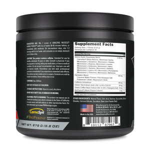 Amazing Muscle Amino Punch | Cherry Ice Flavor | 30 Servings | 9.8 Oz | 9.25 Grams per Serving