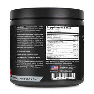 Amazing Muscle Pre Rise | Pre Workout Powder Supplement | 25 Servings | Cherry Ice Flavor