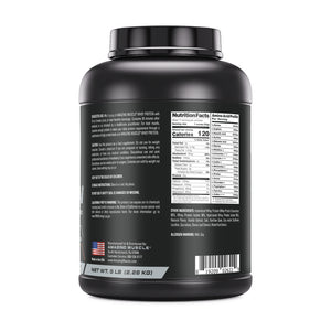 Amazing Muscle Whey Protein Isolate & Concentrate Powder | Hazelnut Flavor | 5 Lb | 25 G Protein per Serving | 71 Servings