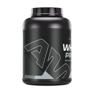 Amazing Muscle Whey Protein Isolate & Concentrate Powder | Vanilla Toffee Flavor | 5 Lb | 25 G Protein per Serving | 70 Servings