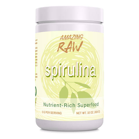 Image of Amazing Raw Spirulina Powder | 16 Oz | 5 Grams Per Serving | 91 Servings