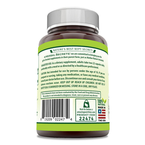 Image of Herbal Secrets Berberine | 1000 Mg Per Serving | 120 Capsules