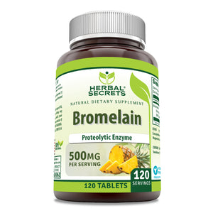 Herbal Secrets Bromelain | 500 Mg | 120 Tablets