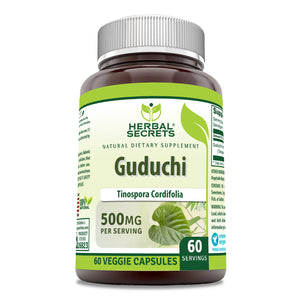 Herbal Secrets Guduchi | 500 Mg | 60 Veggie Capsules