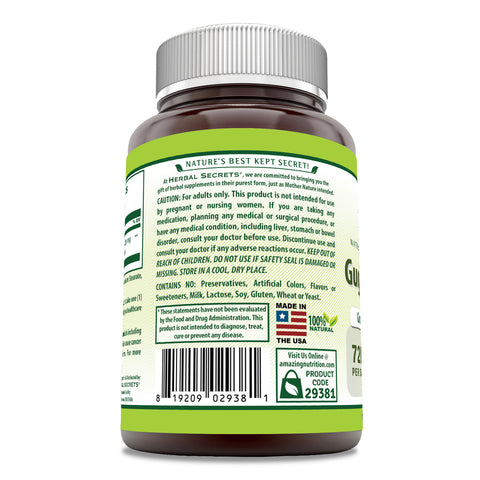Image of Herbal Secrets Guggul Extract | 720 Mg | 60 Capsules