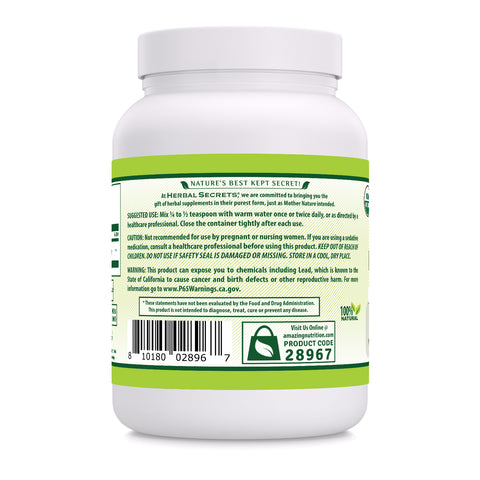 Image of Herbal Secrets Tribulus Powder | 16 Oz | 2 Grams per Serving | 227 Servings | USDA Organic