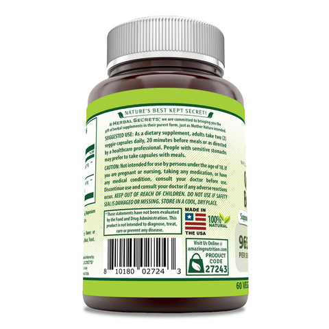 Image of Herbal Secrets Quercetin 800 Mg with Bromelain | 165 Mg | 60 Veggie Capsules