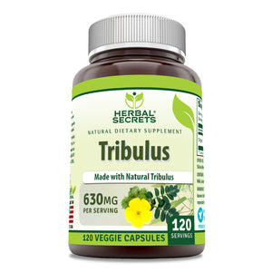 Herbal Secrets Tribulus | 630 Mg | 120 Veggie Capsules