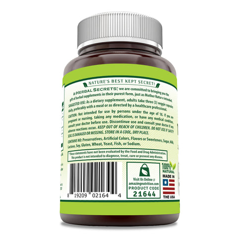 Image of Herbal Secrets Turmeric Curcumin & Ginger with BioPerine | 180 Veggie Capsules