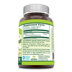 Herbal Secrets Valerian Root Extract | 250 Mg | 60 Veggie Capsules