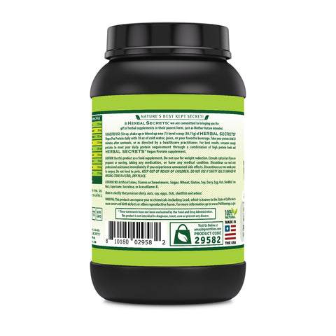 Image of Herbal Secrets Pea Protein | Vanilla Toffee Flavor | 2 Lbs