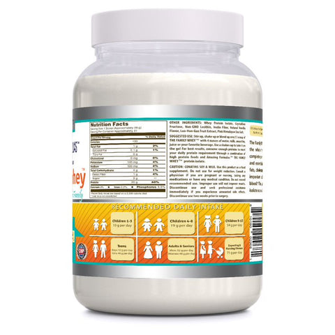 Image of Amazing Formulas The Family Whey | 20 Grams Protein | Vanilla Flavor | 31 Servings