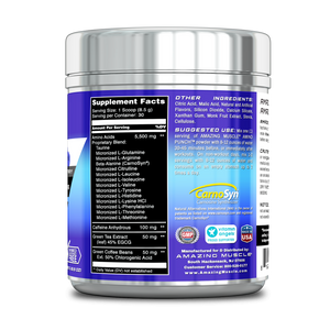 Amazing Muscle Amino Punch | Blue Raspberry | 30 Servings | 255 G | 8.5 Grams per Serving